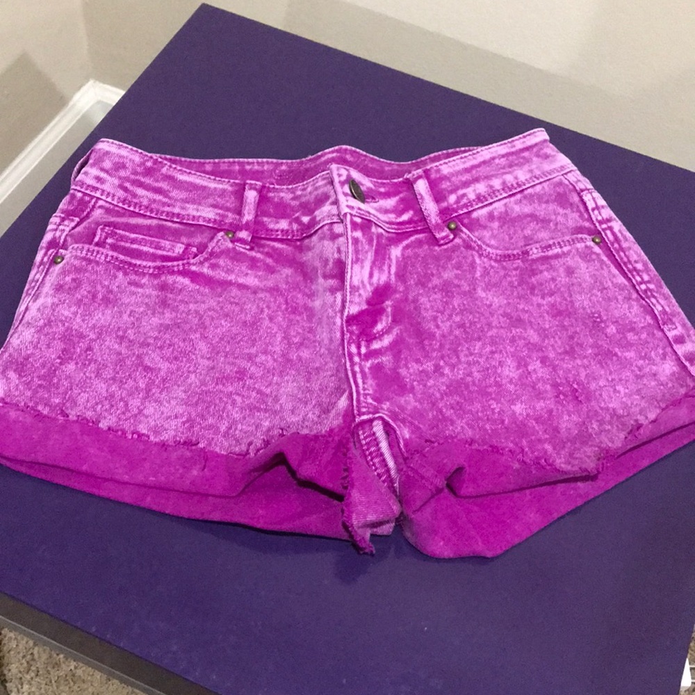 Delia*s purple shorts